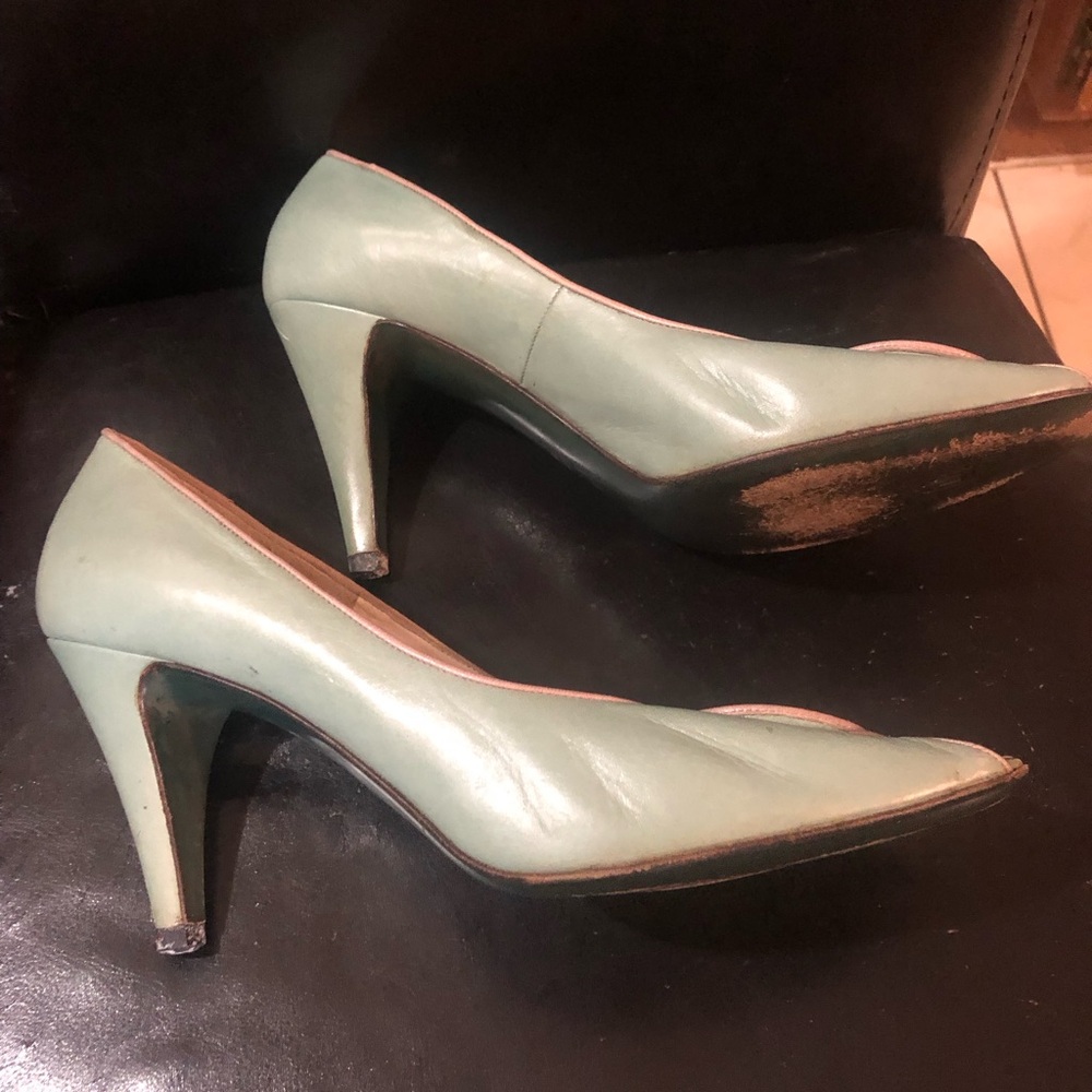 Vintage leather pump Bruno Magli ( made in Italy) 7 - Picture 2 of 2